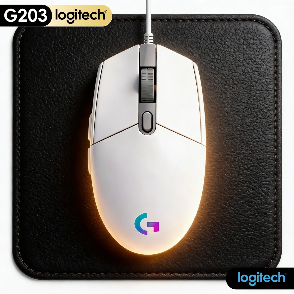 Logitech Mouse G203 - Logitech G203 Kablolu Oyun Mouse'u Sabit