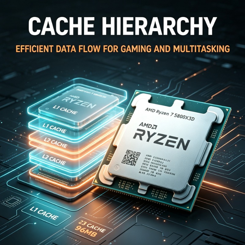 Pc Gaming Ryzen - Ryzen 7 5800X3D PC Oyun İşlemcisi