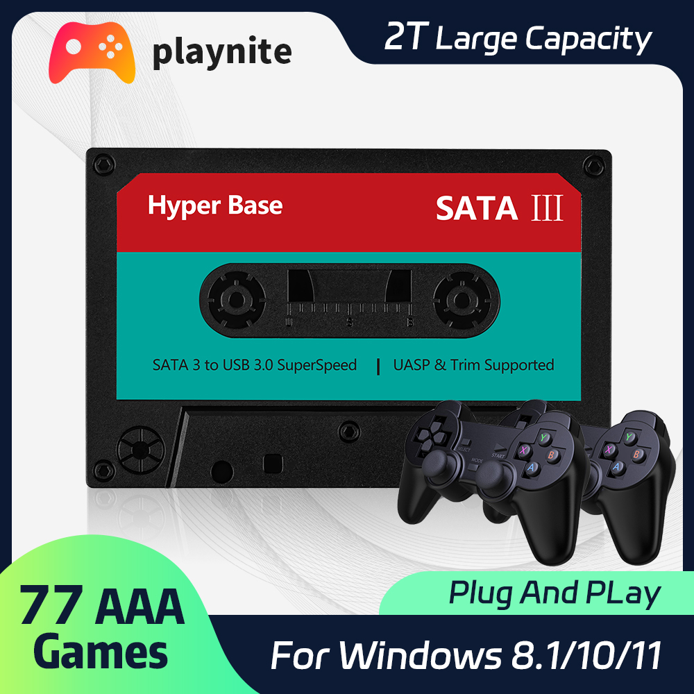 Pc Gaming Emulator - Taşınabilir PN500G/2T Oyun Sabit Disk Emülatörü