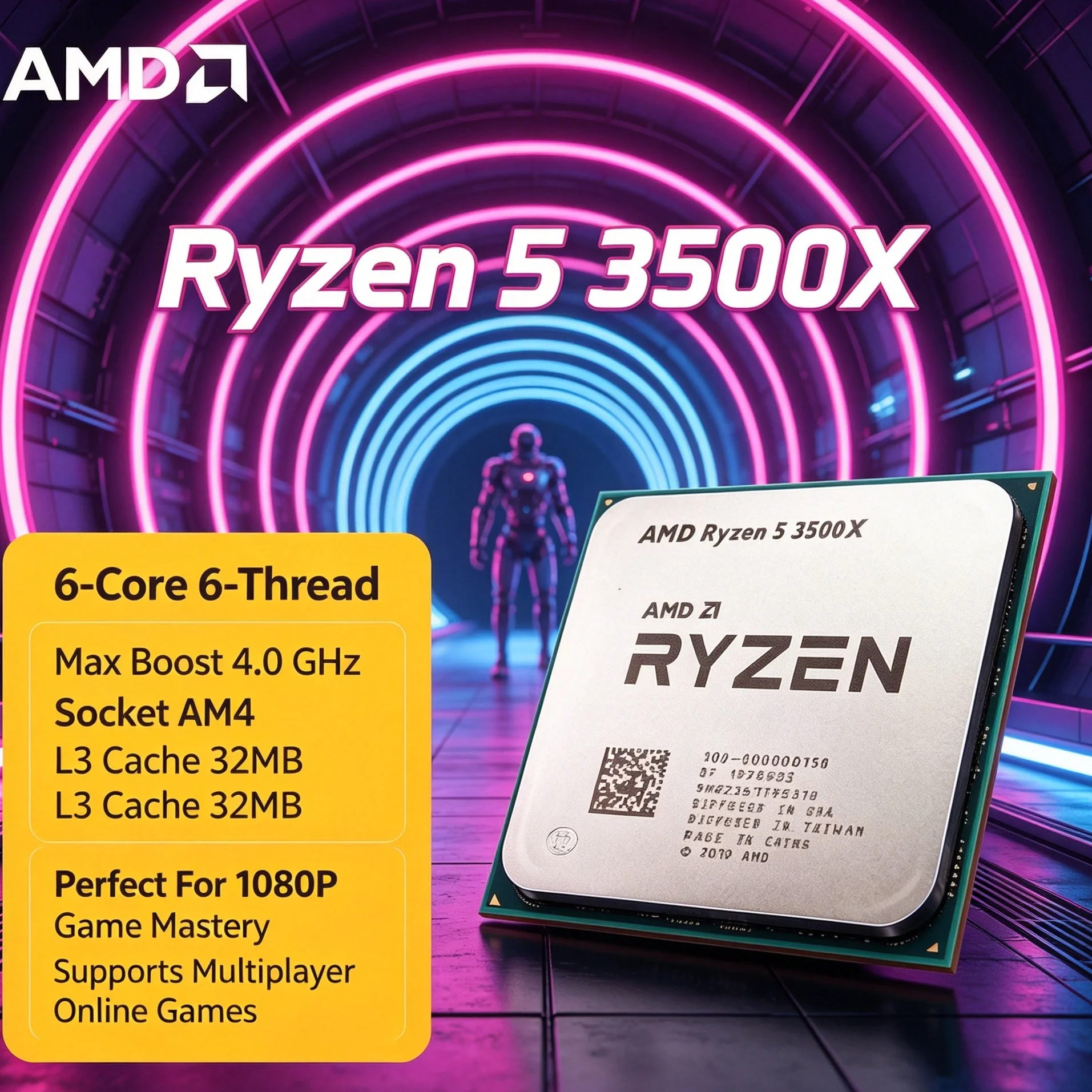 Pc Gaming Ryzen - AMD Ryzen 5 3500X Masaüstü İşlemci