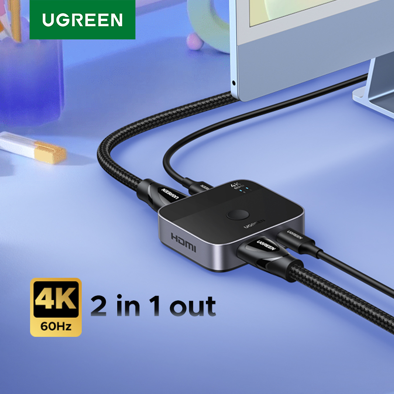 Pc Gaming Gigabyte - UGREEN HDMI USB C Anahtarı 2'si