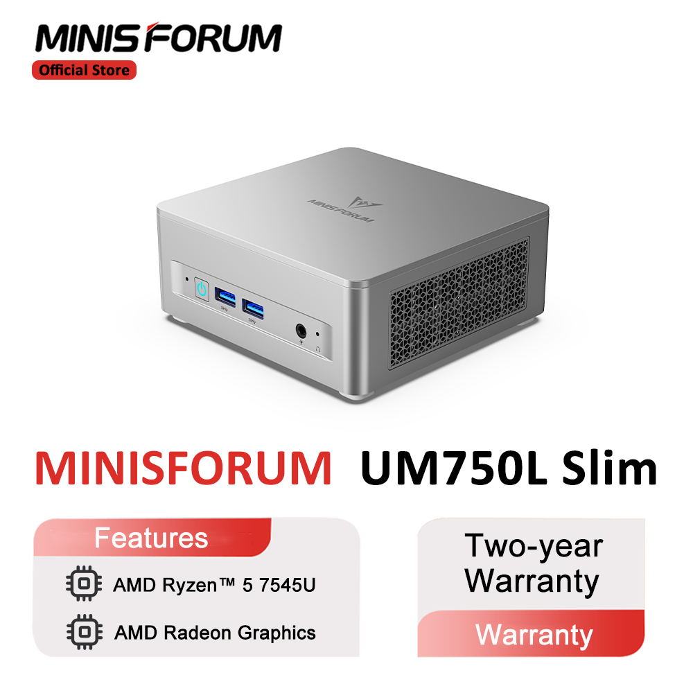 Pc Gaming Ryzen - MINISFORUM Mini PC UM750L İnce AMD