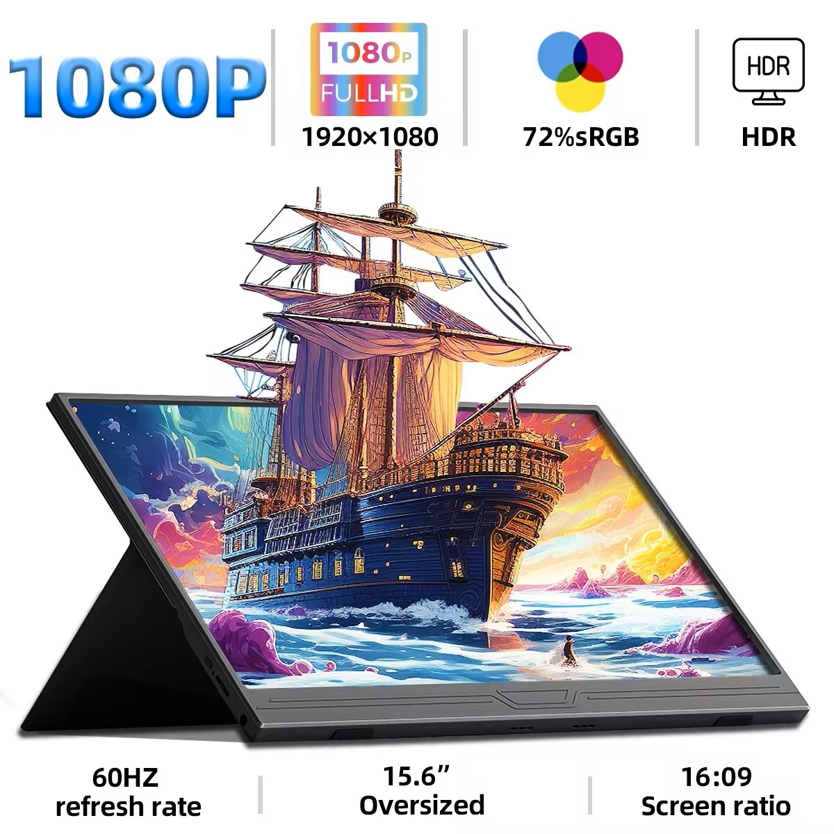 Pc Gaming Gigabyte - ZSUS 15.6 Inç Taşınabilir Monitör 1080