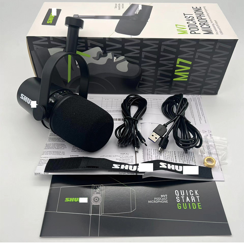 Gaming Microphone - MV7 Stüdyo Dinamik Mikrofon Profesyonel USB