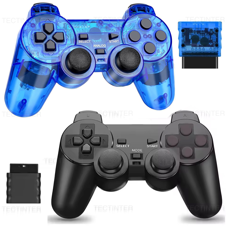 Pc Gaming Emulator - Sony PS2/PS1 için Kablosuz Oyun Kumandası,