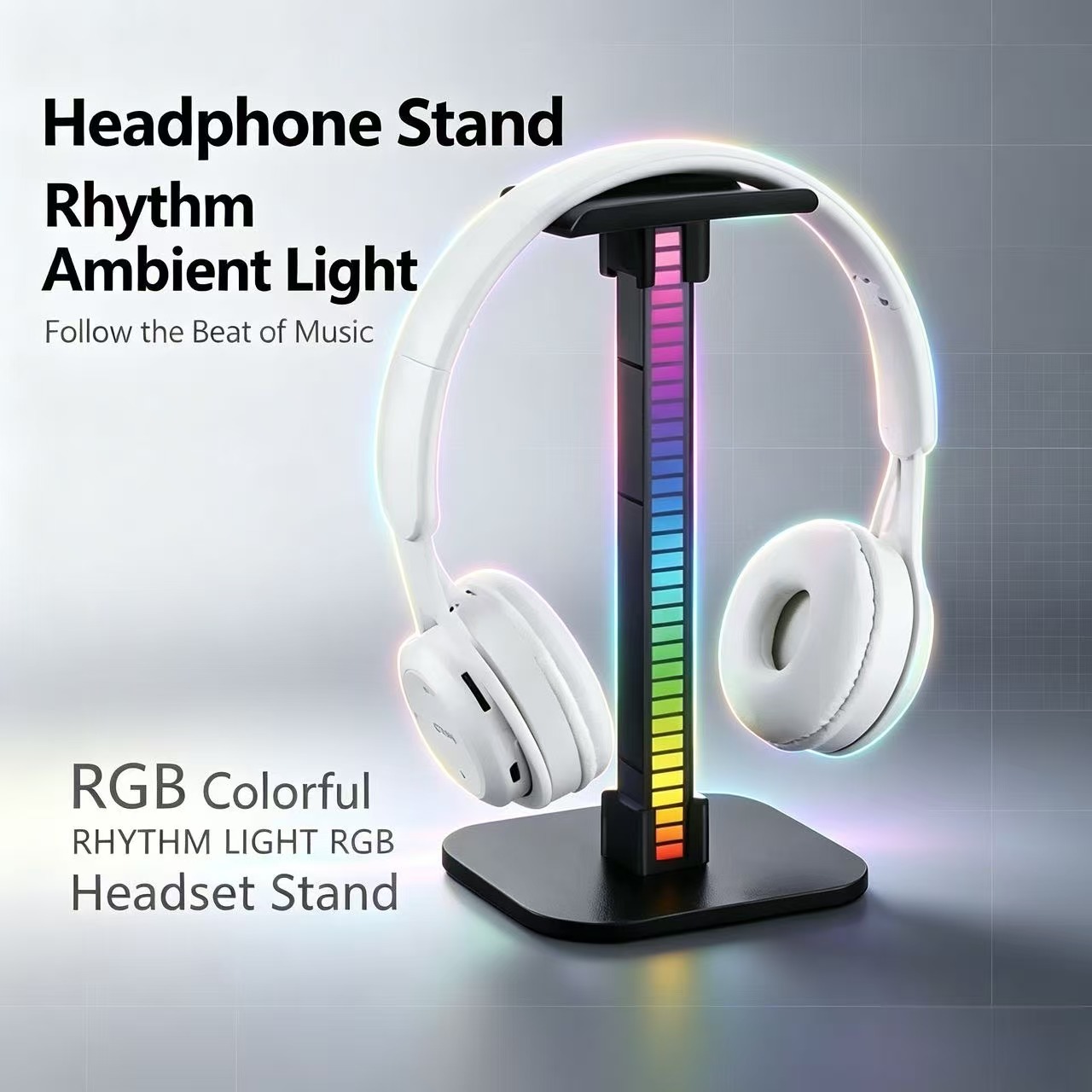 Gaming Headset - USB Oyun Kulaklığı Standı RGB Ritm