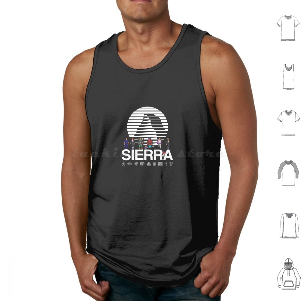 Pc Gaming Icon - Sierra Online Logosu (Beyaz)-Oyun Kahramanları ve