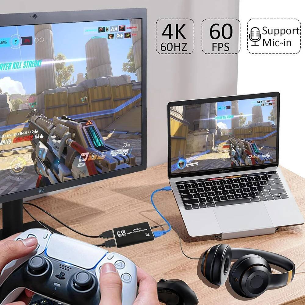 PS5 PC Oyunu Canlı Yayın Kamer - Capture Card Hdmi incelemesi ve fiyatı