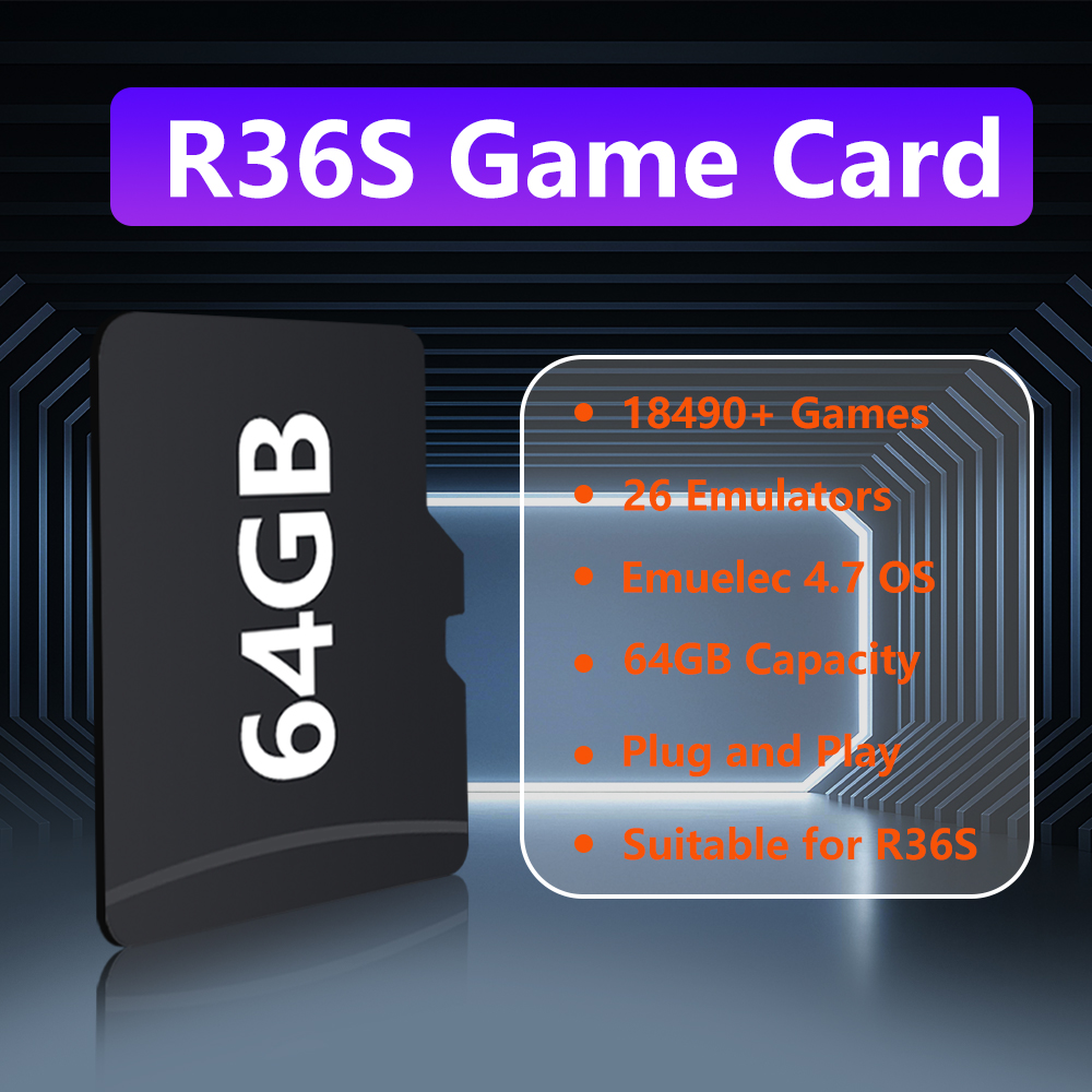 R36S Oyun Konsolu için 64GB Oy - Pc Gaming Emulator incelemesi ve fiyatı