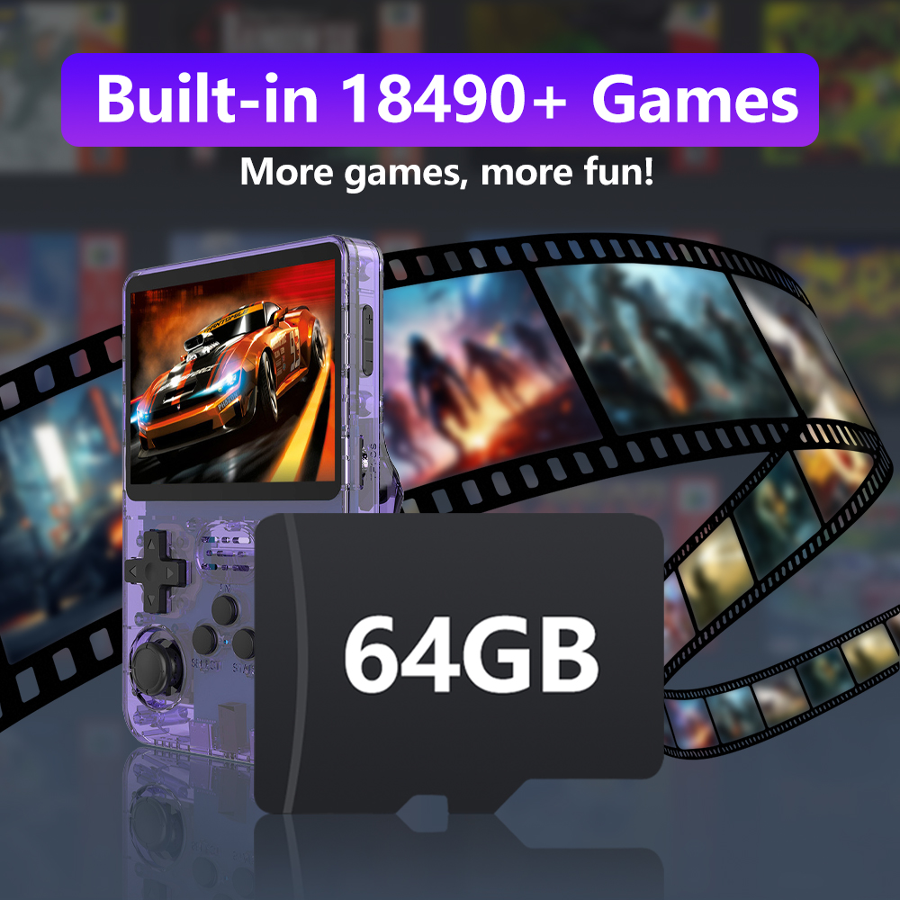 R36S Oyun Konsolu için 64GB Oy - Pc Gaming Emulator incelemesi ve fiyatı