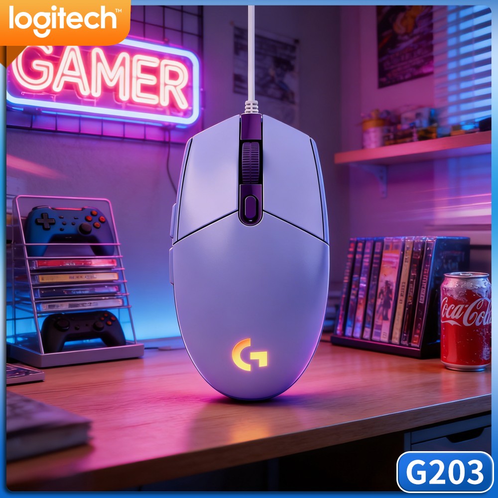 Logitech G203 Kablolu Oyun Mou - Logitech Mouse G203 incelemesi ve fiyatı