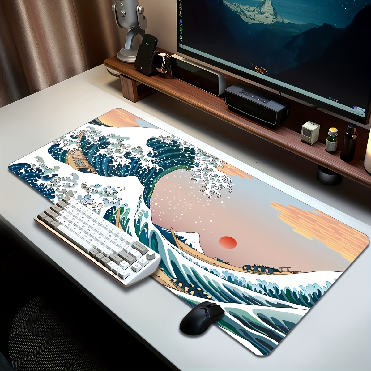 1 adet Dalgalı Büyük Mouse Pad - Pc Gaming Drawing incelemesi ve fiyatı