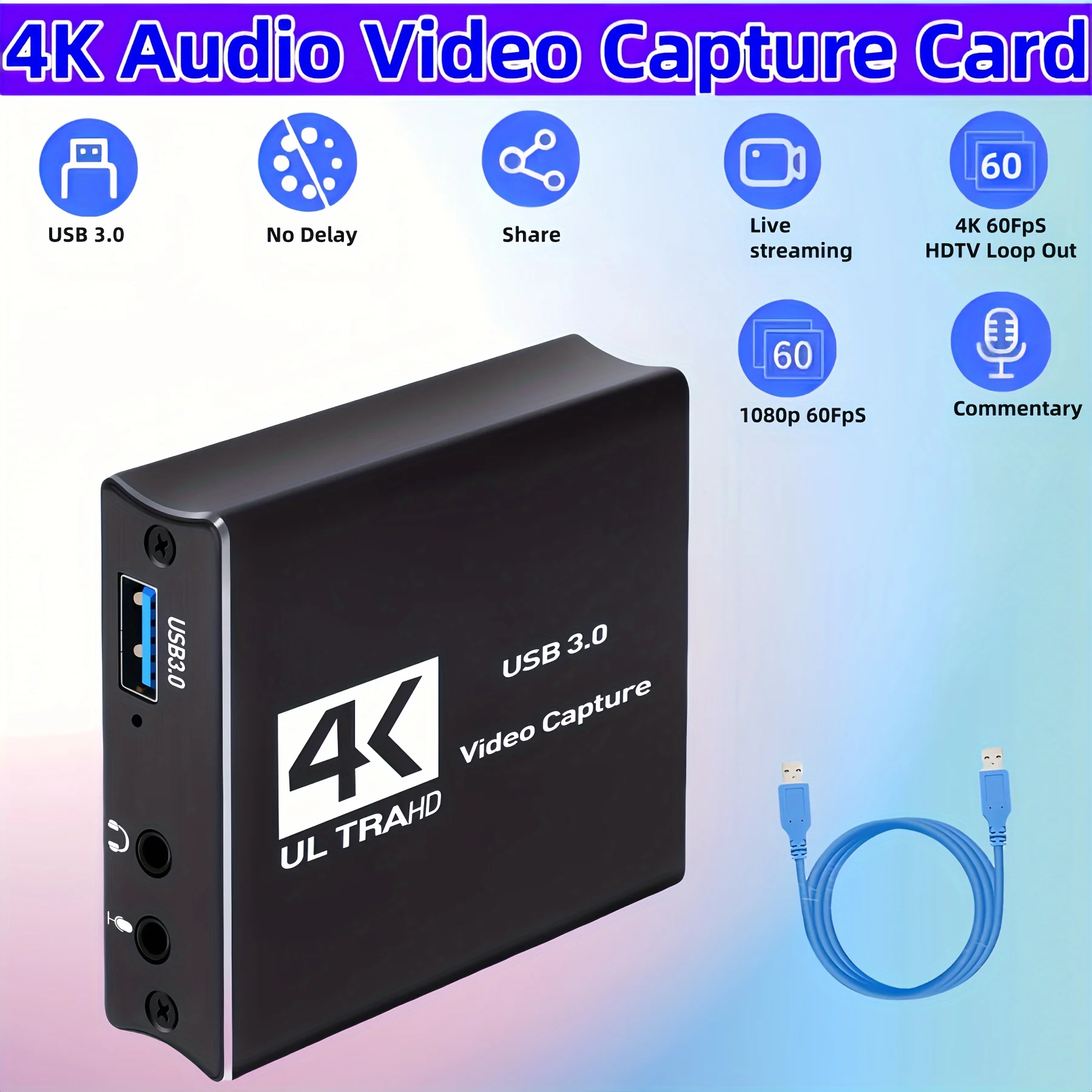 USB3.0 Video Yakalama HDMI Kar - Capture Card Hdmi incelemesi ve fiyatı