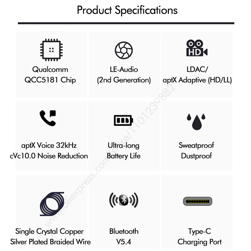 QCC5181 Bluetooth kablosu LDAC - Gaming Headset incelemesi ve fiyatı