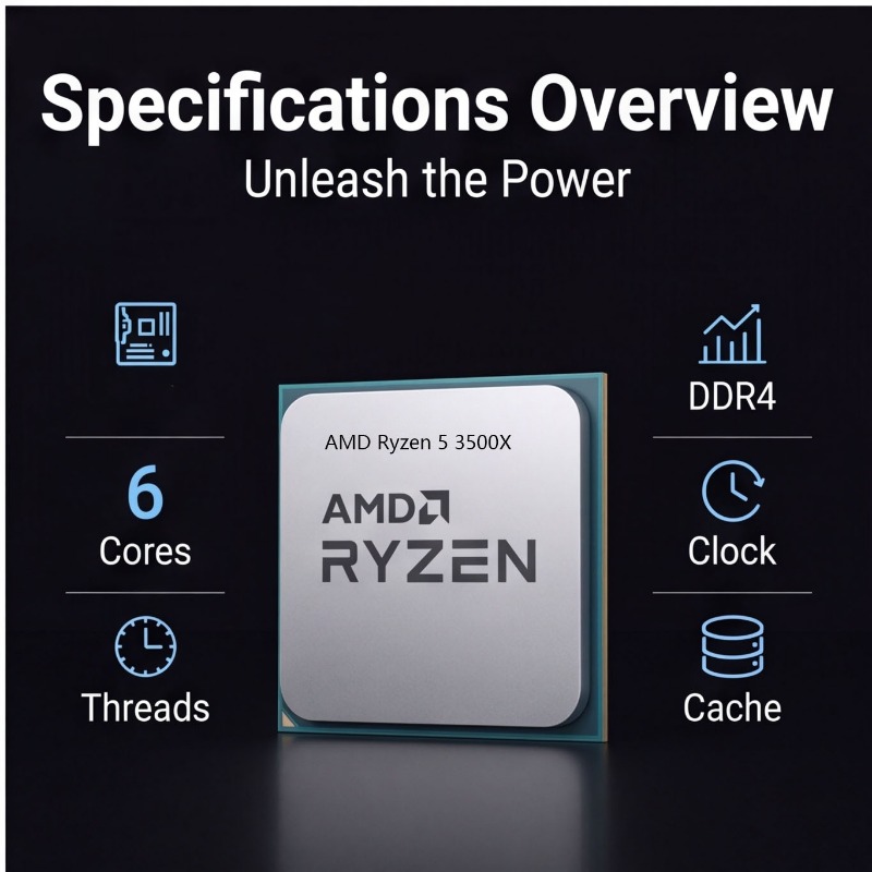 AMD Ryzen 5 3500X Masaüstü İşl - Pc Gaming Ryzen incelemesi ve fiyatı