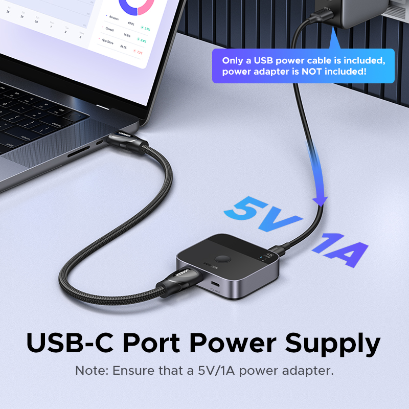 UGREEN HDMI USB C Anahtarı 2's - Pc Gaming Gigabyte incelemesi ve fiyatı