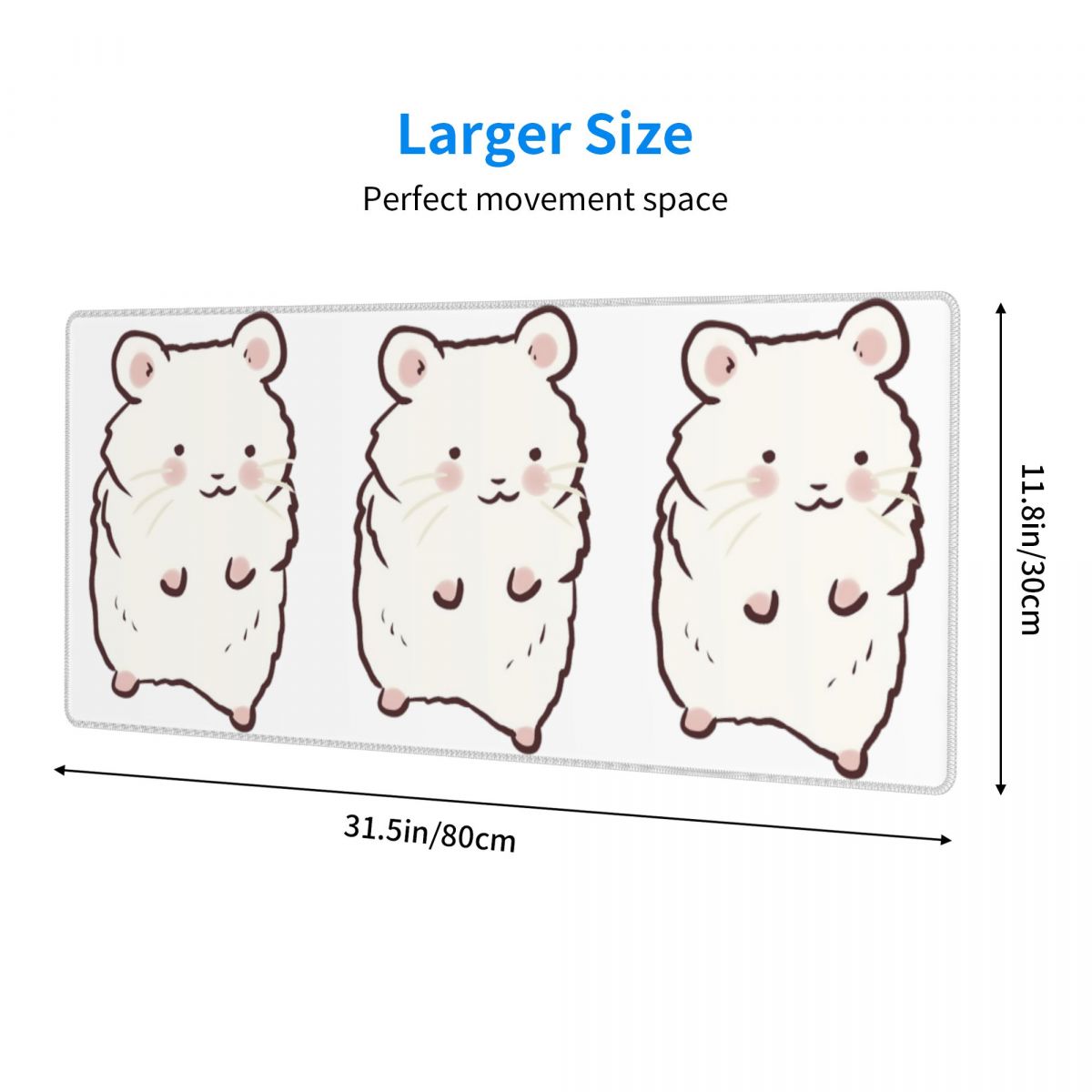 Sevimli Hamster Çizimli Büyük  - Pc Gaming Drawing incelemesi ve fiyatı