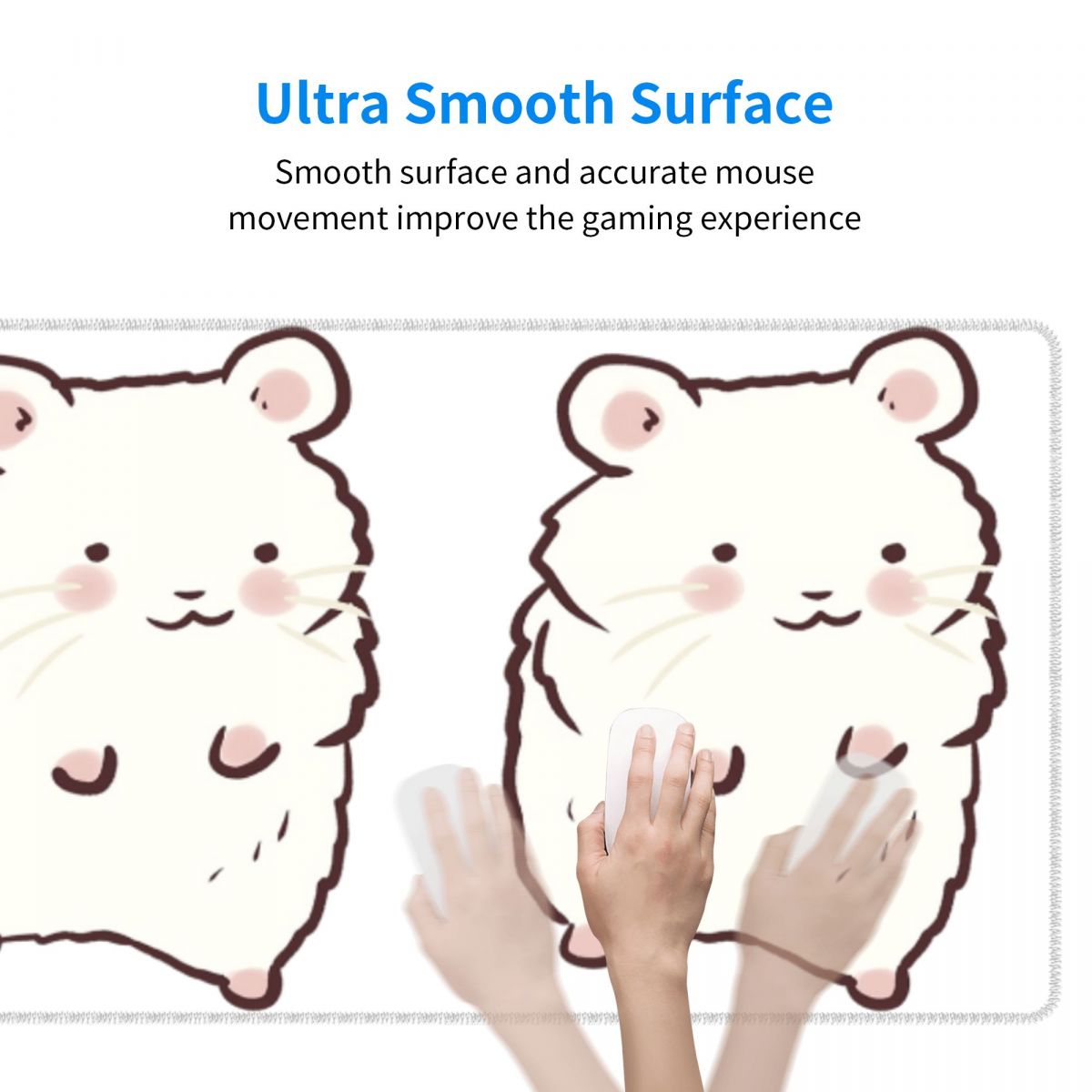 Sevimli Hamster Çizimli Büyük  - Pc Gaming Drawing incelemesi ve fiyatı
