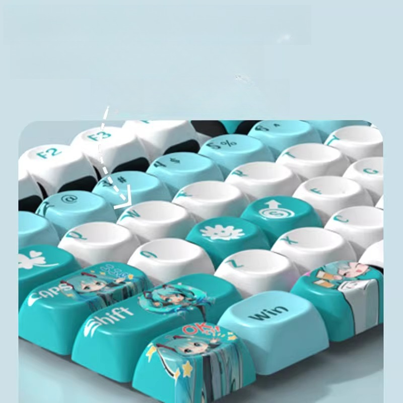 Anime Mekanik Klavye Klavye Tu - Pc Gaming Hatsune Miku incelemesi ve fiyatı