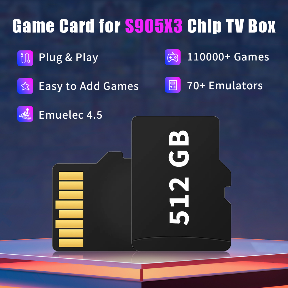S905X3 çip TV kutusu için oyun - Pc Gaming Emulator incelemesi ve fiyatı