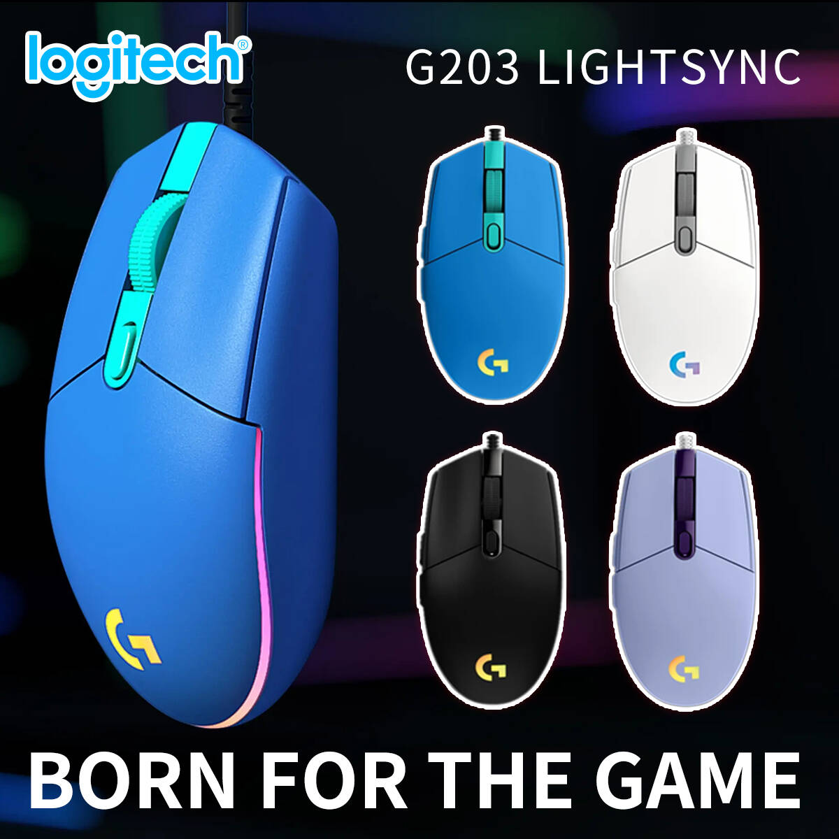 Logitech G203 Kablolu Oyun Mou - Logitech Mouse G203 incelemesi ve fiyatı