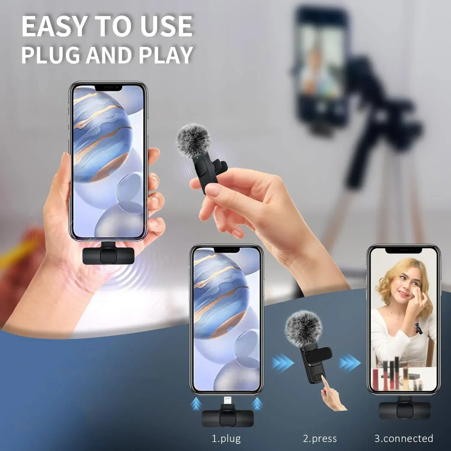 Kablosuz Yaka Mikrofonu 2.4G M - Gaming Microphone incelemesi ve fiyatı
